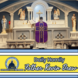 Podcast thumbnail for Daily Homily with Father Kevin Drew
