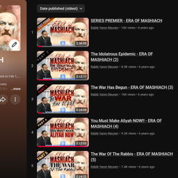 Podcast thumbnail for ERA OF MASHIACH