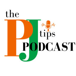 Podcast thumbnail for PJ Tips Podcast Leading Business Change