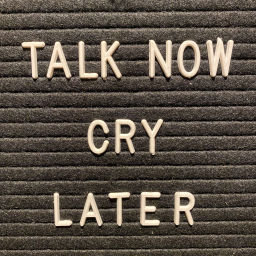 Podcast thumbnail for Talk Now Cry Later