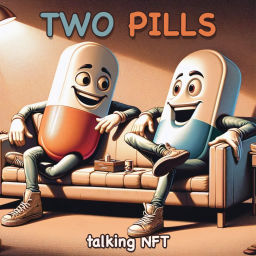 Podcast thumbnail for TWO PILLS TALKING NFT