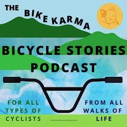 Podcast thumbnail for The Bike Karma Bicycle and Cycling Stories Podcast