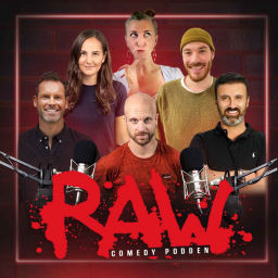 Podcast thumbnail for RAW comedy podden