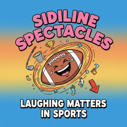 Podcast thumbnail for Sideline Spectacles Laughing Matters in Sports