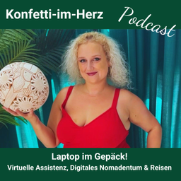 Podcast thumbnail for Konfetti-im-Herz - Laptop im Gepäck