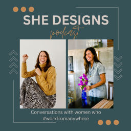 Podcast thumbnail for She DESIGNS Podcast