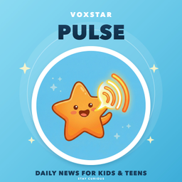 Podcast thumbnail for VoxStar Pulse: Daily News for Kids & Teens
