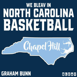 Podcast thumbnail for We Bleav in Carolina Basketball