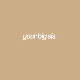 Podcast thumbnail for your big sis.