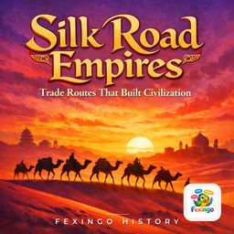 Podcast thumbnail for Silk Road Empires: Trade Routes That Built Civilization — Fexingo History