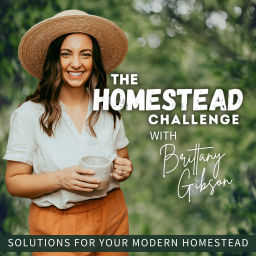 Podcast thumbnail for The Homestead Challenge Podcast | Suburban Homesteading, Gardening, Food From Scratch, Sustainable Living