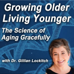 Podcast thumbnail for Growing Older Living Younger: About longevity, wellness, healthspan,