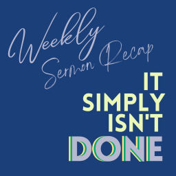 Podcast thumbnail for It simply isn't done