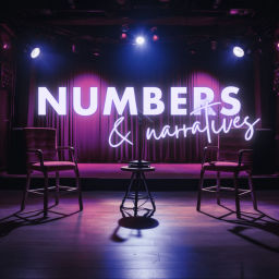 Podcast thumbnail for Numbers and Narratives