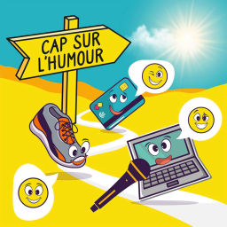 Podcast thumbnail for Cap sur l'humour