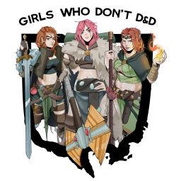 Podcast thumbnail for Girls Who Don‘t DnD