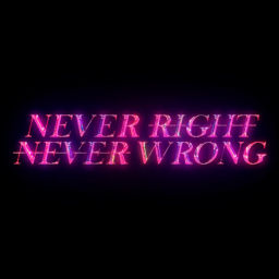 Podcast thumbnail for Never Right Never Wrong Podcast
