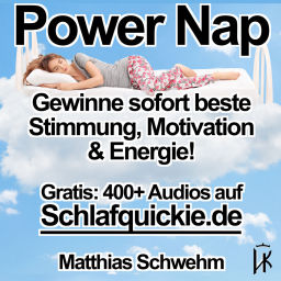 Podcast thumbnail for Power Nap deutsch: Im Hypnose-Kurzschlaf deine Akkus aufladen und der Tag gehört wieder dir!