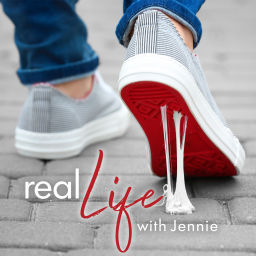 Podcast thumbnail for Real Life with Jennie's podcast