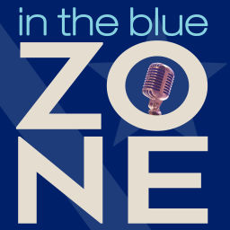 Podcast thumbnail for "In The Blue Zone" Real Estate Marketing Podcast