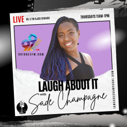 Podcast thumbnail for Laugh About It with Sade Champagne