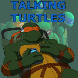 Podcast thumbnail for talking turtles