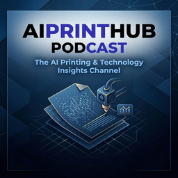 Podcast thumbnail for AI in Print - The AI Print Hub Podcast