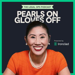 Podcast thumbnail for Pearls On, Gloves Off - Legal Operations, Contracting, Change Management, and Career Growth