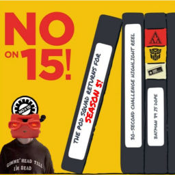 Podcast thumbnail for No on 15! All-cast hosted by 7CZ