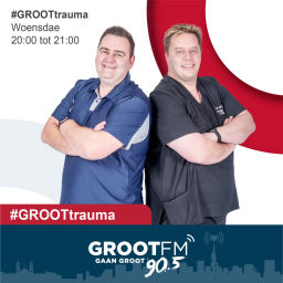 Podcast thumbnail for #GROOTtrauma & Reg of Verkeerd met Pieter Cloete