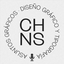Podcast thumbnail for CHENSIO: Asuntos Gráficos. Diseño Gráfico y Tipografía