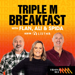 Podcast thumbnail for Flan, Ali & Spida - Triple M 92.5 Gold Coast