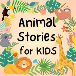 Podcast thumbnail for Animal Stories for Kids