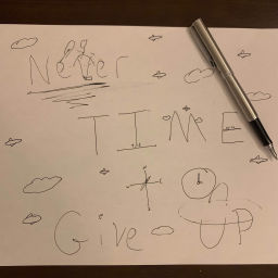 Podcast thumbnail for Never Time to Give Up