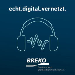 Podcast thumbnail for echt.digital.vernetzt. - Der BREKO Podcast