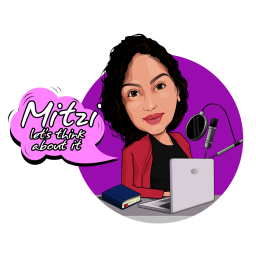 Podcast thumbnail for Mitzi Let’s Think About It.