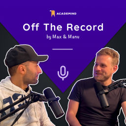Podcast thumbnail for Off The Record - The Academind Podcast