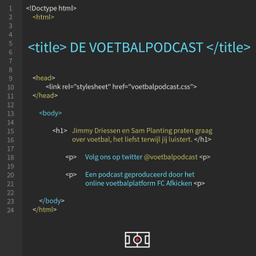 Podcast thumbnail for De Voetbalpodcast