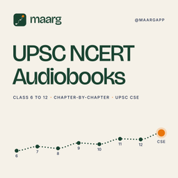 Podcast thumbnail for UPSC NCERT Audiobooks — Maargapp