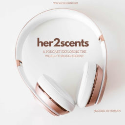 Podcast thumbnail for HerTwoScents-a show that profiles and explores raw perfume materials