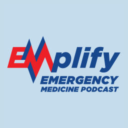 Podcast thumbnail for EMplify by EB Medicine