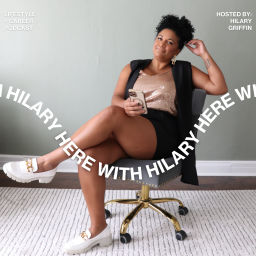 Podcast thumbnail for Here with Hilary