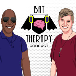 Podcast thumbnail for Bat Therapy: Psychology of Batman and other Comic Superheroes