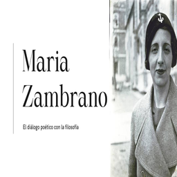 Podcast thumbnail for Un Poco de Filosofía - Mara Zambrano