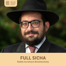 Podcast thumbnail for Full Sicha, Rabbi Avraham Brashevitzky