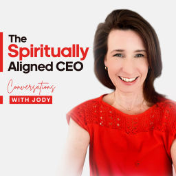 Podcast thumbnail for Empowerment Inspiration Business Mindset from Spiritually Aligned CEO with Jody Lemieux