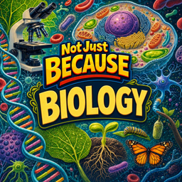 Podcast thumbnail for Not Just Because - Biology