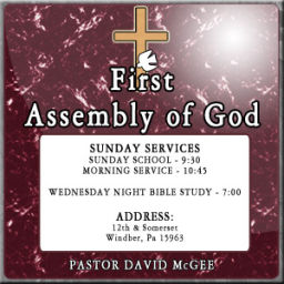 Podcast thumbnail for First Assembly of God, Windber, PA, Sermons