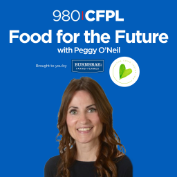 Podcast thumbnail for Food For the Future Hosted by Peggy O’Neil