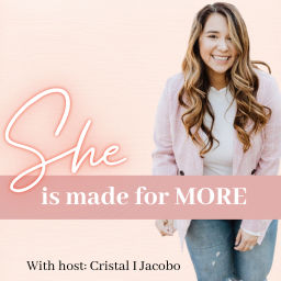 Podcast thumbnail for She is made for more